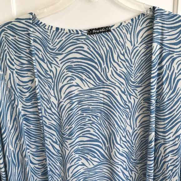 STORY TELLER Open Front Cardigan Kimono Oversized Wrap Women’s Plus Size 2X 3X - Picture 3 of 16